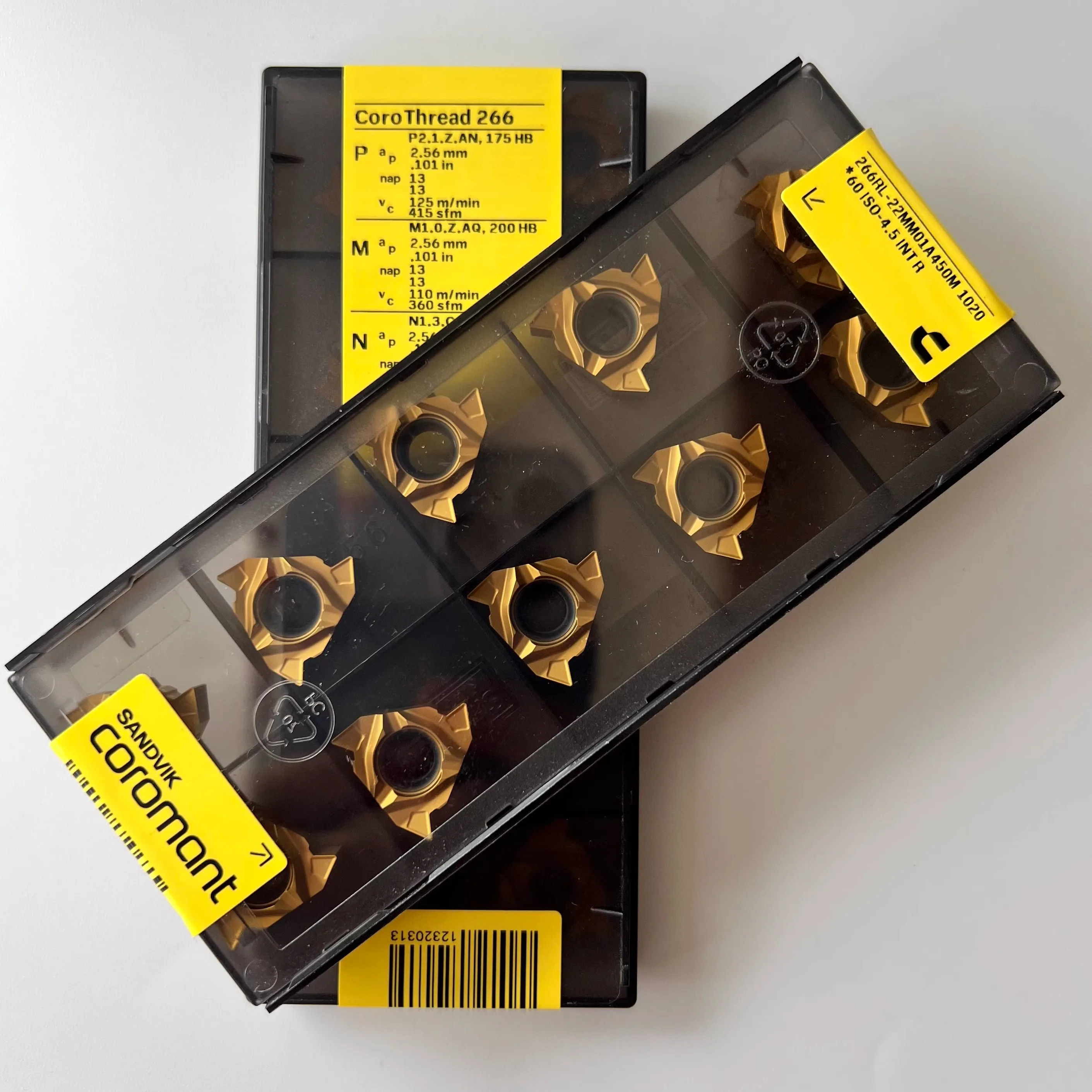 266RL-22MM01A450M 1020 / Original carbide blade 10 Pcs