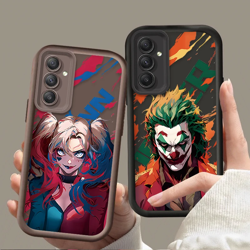 Graffiti Art Joker Case for Samsung Galaxy A55 A35 A25 A15 A05 A05S A24 A13 A23 A12 A22 A32 A52 A52S A72 A11 Soft Silicone Cover