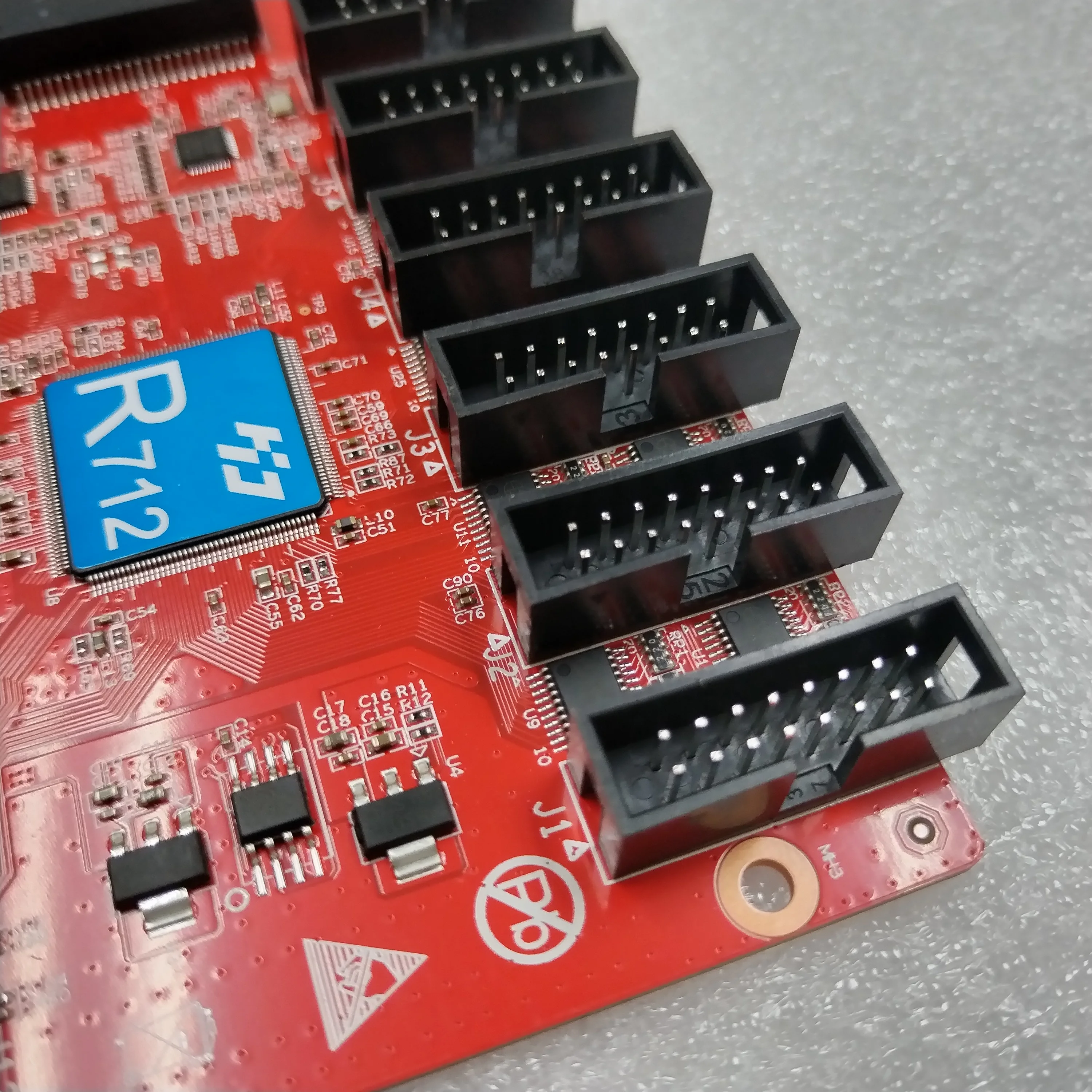 Full Color LED Display Recebendo Cartão R712 Trabalho Para Interior E Exterior LED Display Painéis De Vídeo Controlador Faixa 128x1024