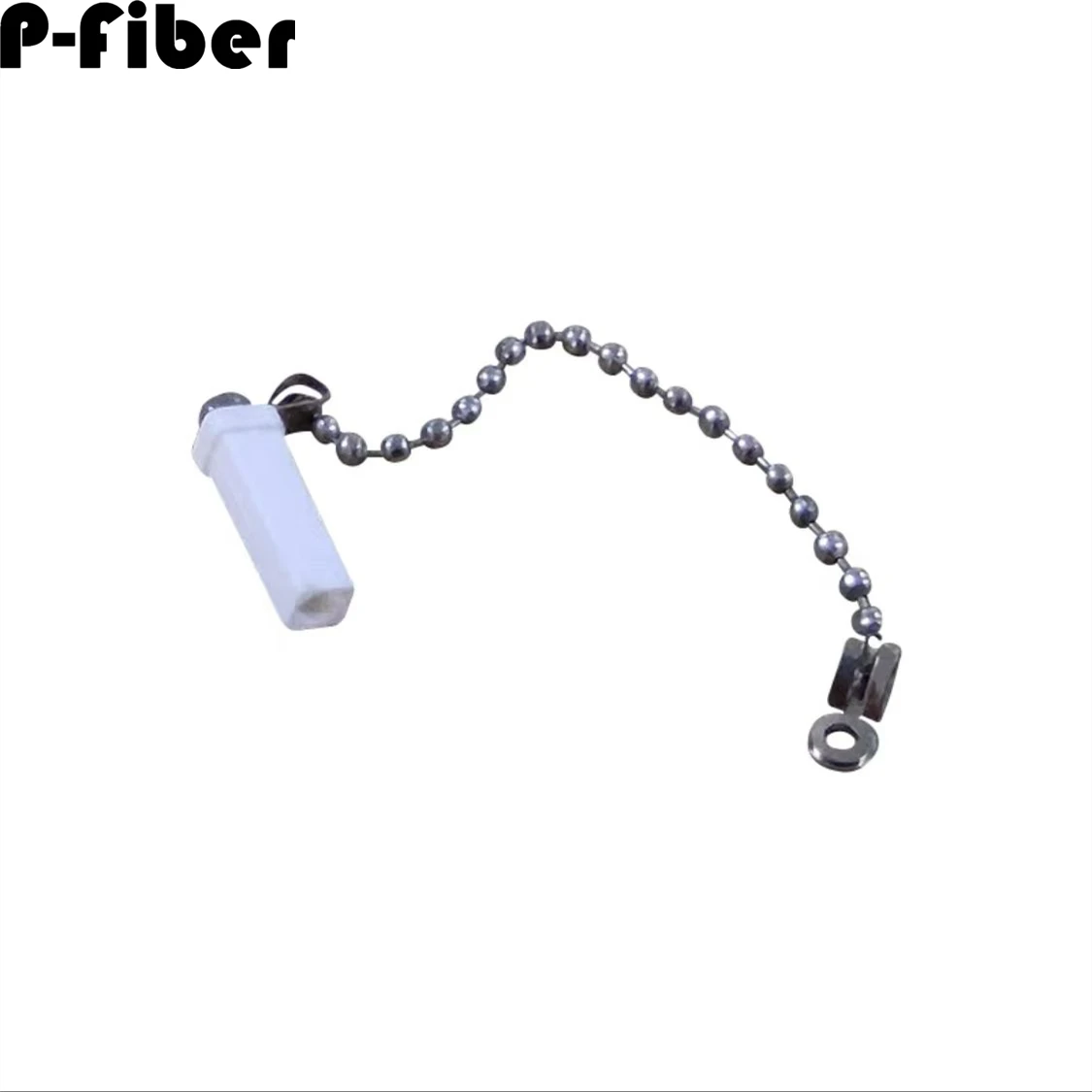 SC dust cap Metal chain 5pcs for optical fiber adapter special for fiber instrument equipment emission laser sensor red light