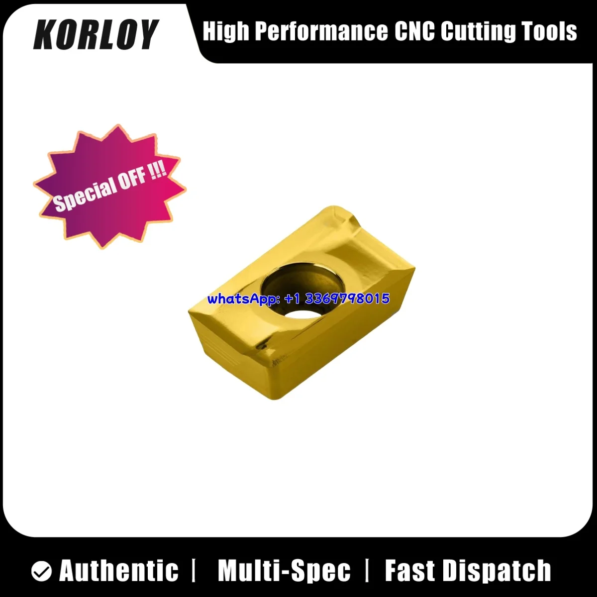 

KORLY Original APKT APKT1604PDSR-MM NCM325 Milling Insert 10pcs