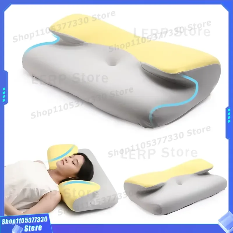 Ergonomic Memory Foam Neck Pillow Anti Snoring Orthopedic Support for Side Sleepers New Design Cervical Care Cushion
