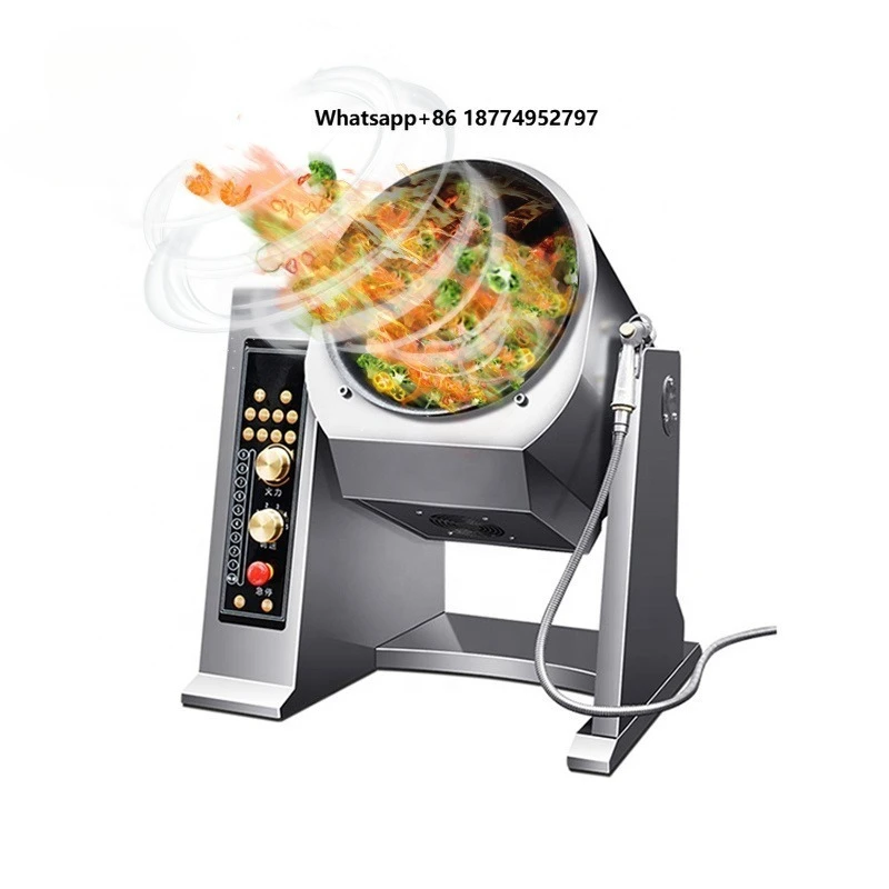Industrial Restaurant Kitchen Stir Fryer Fried Rice Smart Electric Commercial Automatic Multifunctional Cooking Robot Machine