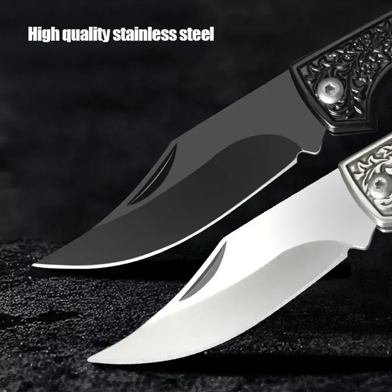 Stainless Steel Folding Knife Fillet Knife fishing boat fishing accessories with PP Handle Easy To Carry Camping Meat Cutting