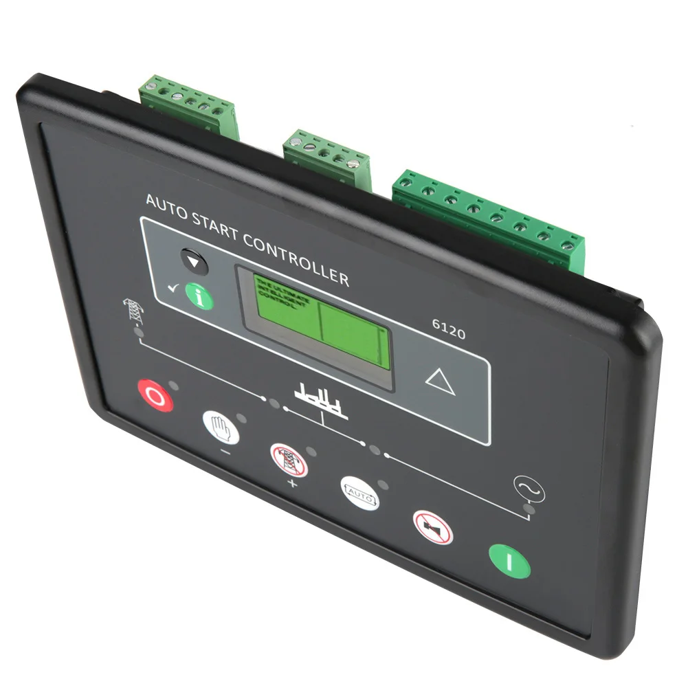 DSE6120 البحر وحدة تحكم المولدات الإلكترونية لوحة التحكم شاشة الكريستال السائل مولد لوحة التحكم وحدة تحكم المولد