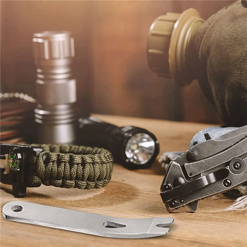 

【Hot Cake】64 Pieces Mini Pry Bar Stainless Steel Flat Bar Multifunction Small Pry Bar EDC Mini Crowbar Survival Opener Tool Set