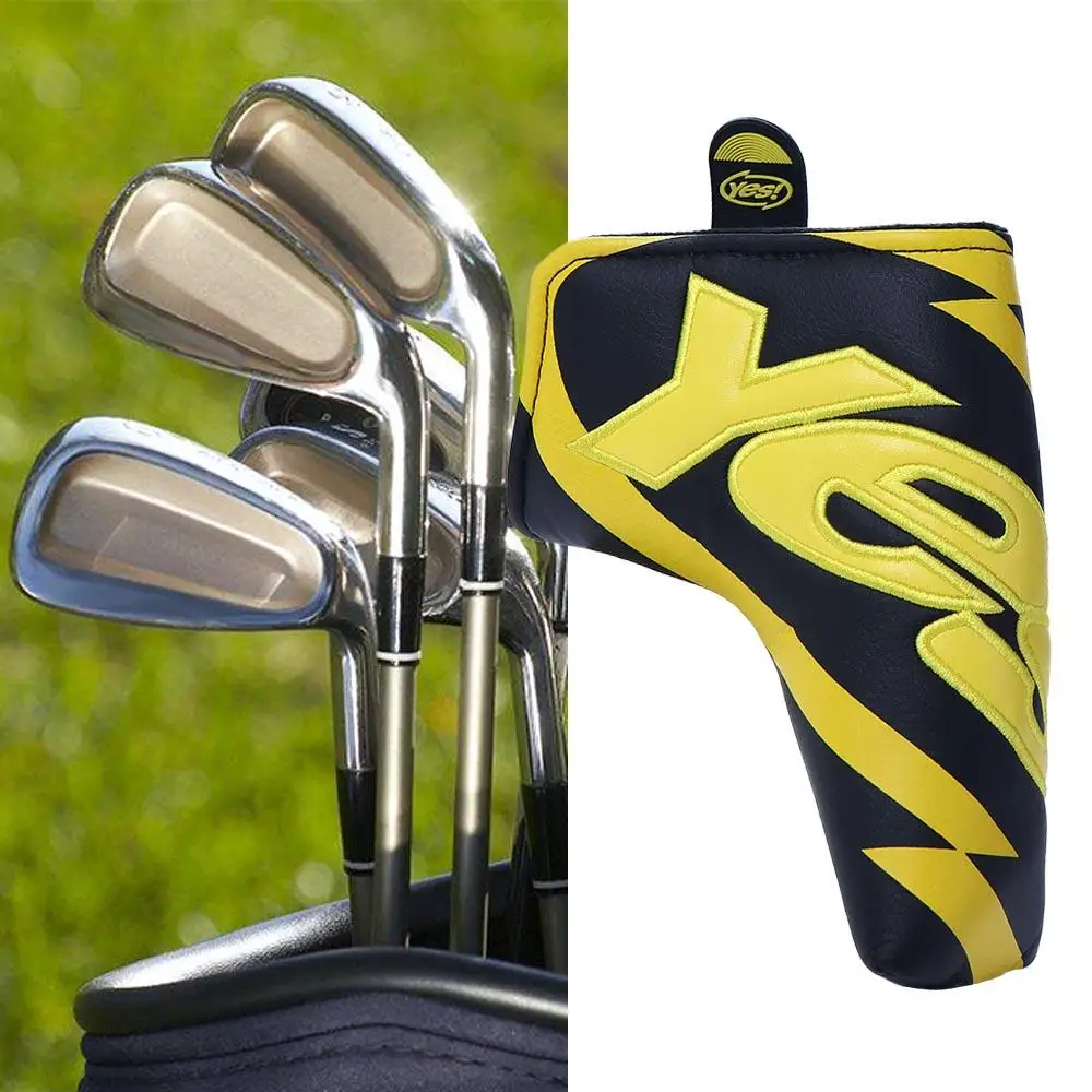 يغطي معدات تدريب الغولف الغطاء الواقي غطاء رأس الغولف مضرب الغولف غطاء شفرة مضرب حامي غطاء رأس نادي الغولف