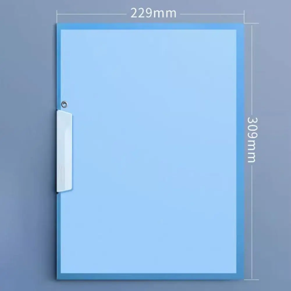 Multifunctional PP A4 Clipboard Loose Leaf Rotating Side Open Buckle File Folder Paper Memo Clip Business