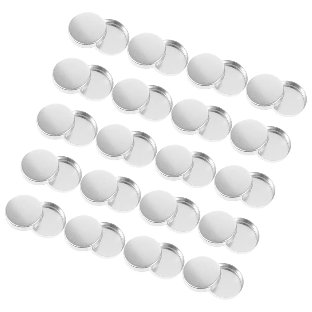 

30Pcs Eyeshadow Pans Round Compact Small Makeup Palettes Empty Containers Portable Makeup Pans for Travel Women Girls