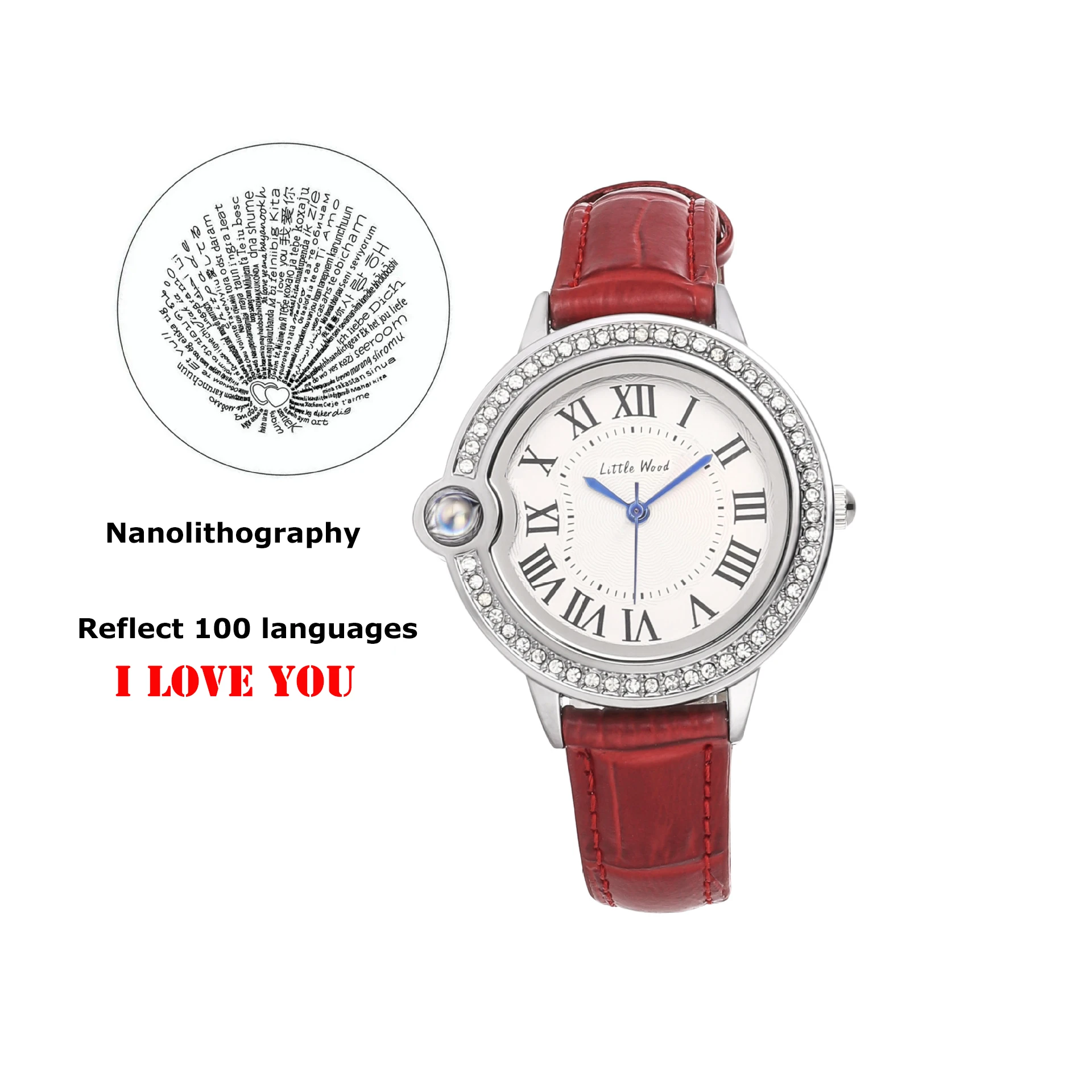 UTHAI Women Watch Light Luxury Brand Blue Balloon Watches  Best Friend Valentine's Day Gift Ladies Fashion Quartz Wristwatches