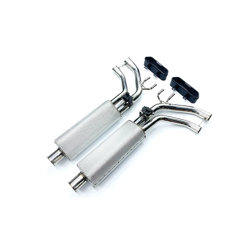 For Benz G500 G63 G65 Stainless Steel Catback Exhaust Pipes Exhaust Tip Valvetronic Remote Valve Exhaust Muffler Pipes