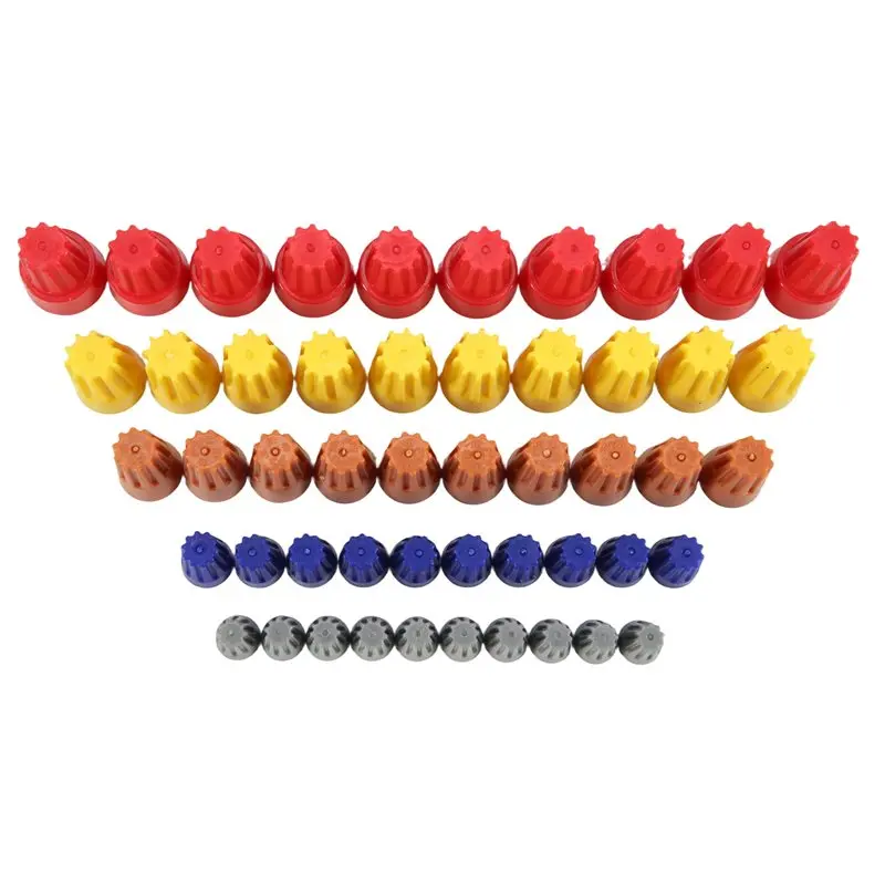 AB11-50Pcs Wire Nuts Wire Caps Electrical Wire Connectors For 10-22AWG Gauge Wire Electric Connectors For Wiring Twist Nuts