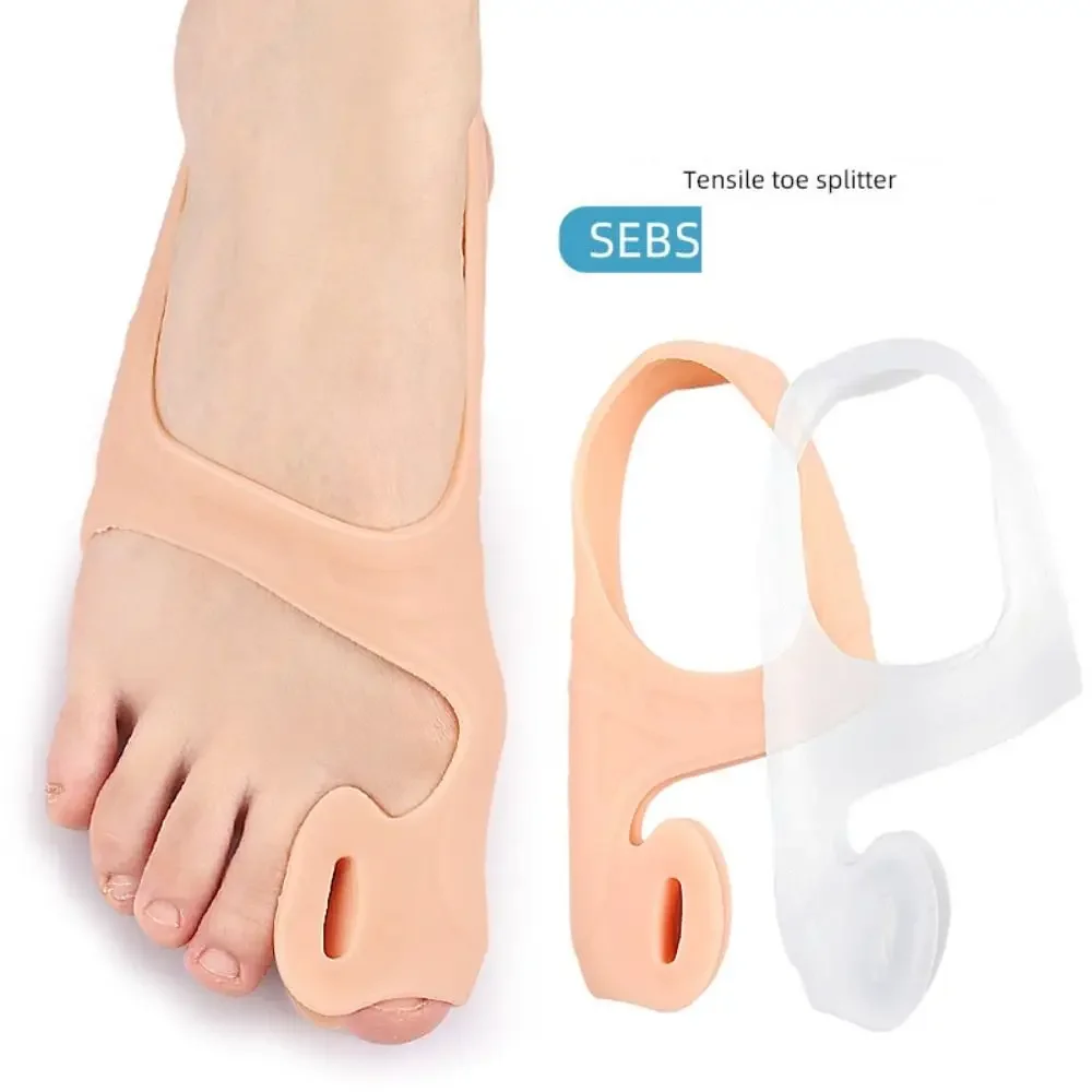 Nieuwe SEBS Tenen Separator Transparant Naakt Zachte Tenen Buitenapparaat Voetverzorging Gereedschap Bot Ectropion
