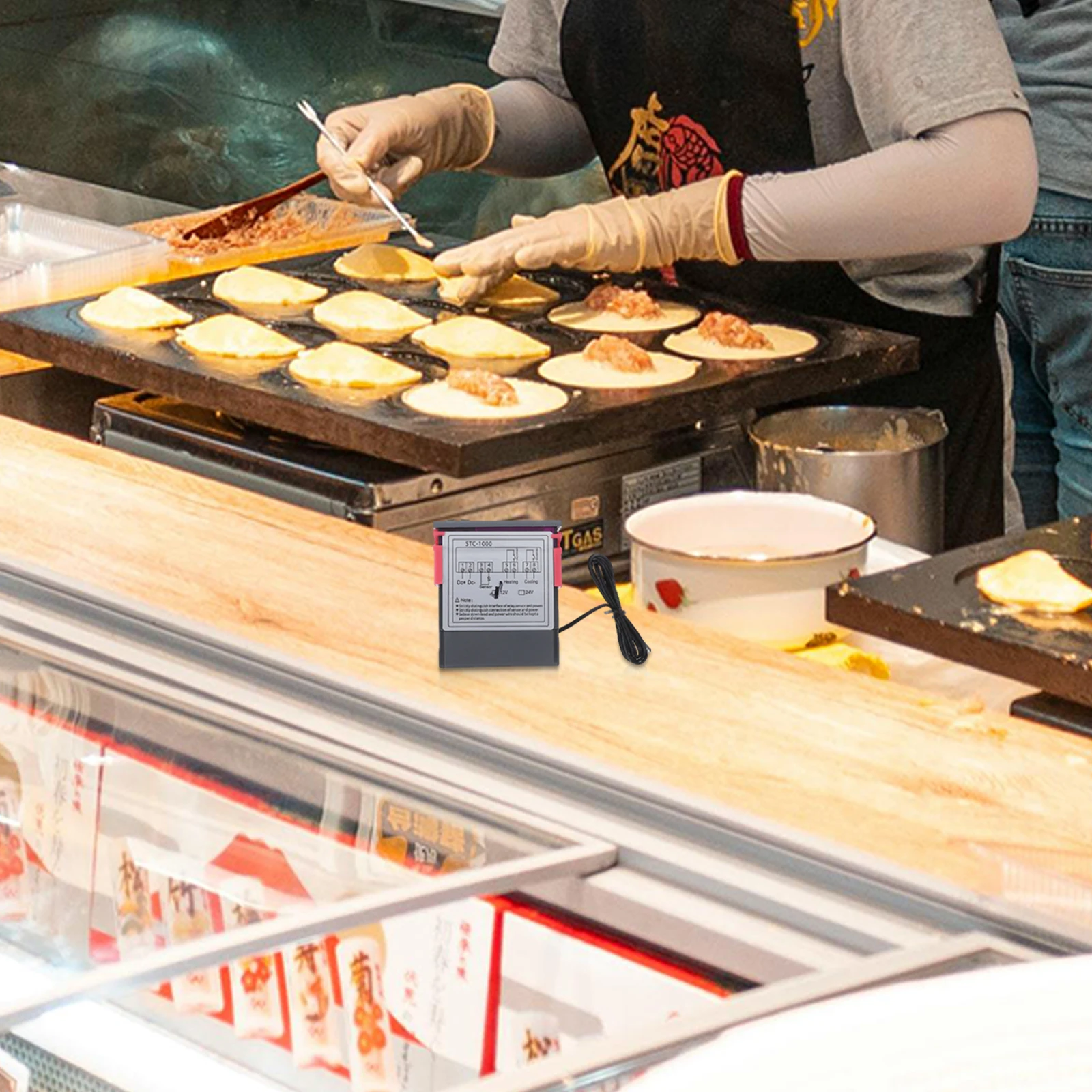 

Digital Temperature Controller Switch Thermostat Cooling Heating 12V Refrigerator Fermenter Precise Reliable Sensor For Seafood