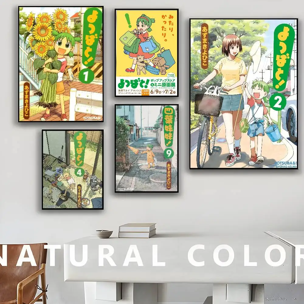 Anime Y-Yotsuba Sweets Anime Posters Sticky Whitepaper Prints Posters Artwork Kawaii Room Decor