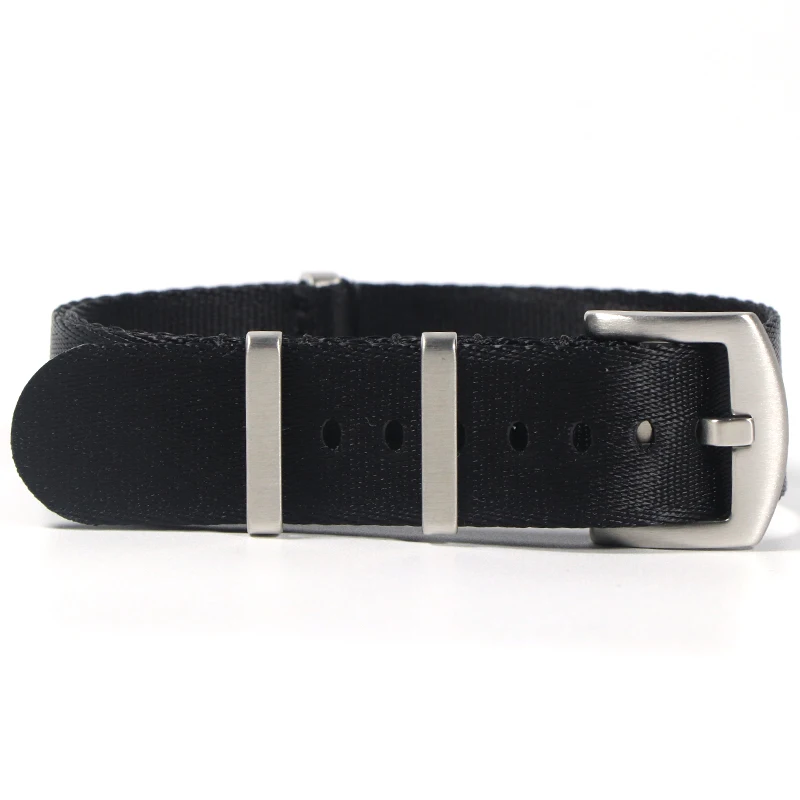 Bracelet de montre en nylon de qualité supérieure, ceinture de sécurité, bracelet de montre, sport de type universel, remplacement de bracelet de