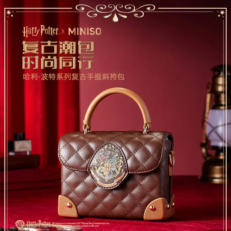 

Cartoon anima Movie Harry Potter vintage tote bag，Crossbody Bag, Handbag Storage Bag, Lightweight Take Out Small Bag