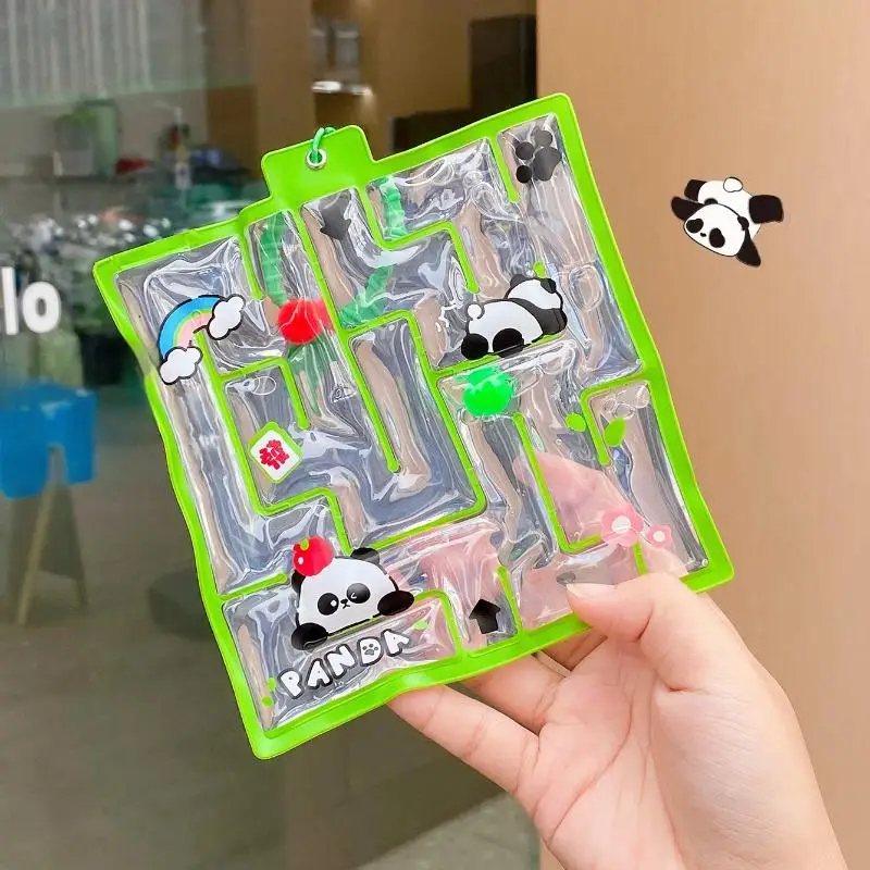 Water Bag Maze Squeeze Toy With Portable Keychain Stress Relief Fidget Toys Backpack Hanging Pendants Best Gift
