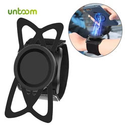 Untoom Wristband Phone Holder Universal Magnetic Wrist Strap for MagSafe iPhone 16 15 Samsung Armband for Running Hiking Cycling