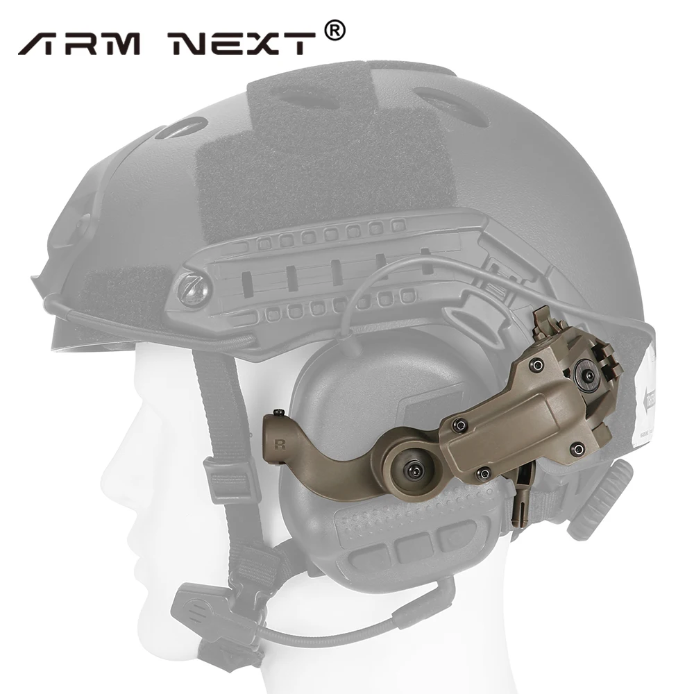 1/2/5/8 Pairs Fast Helmet ARC Wendy Rail Adapter Suspension Headphones Bracket Multi-Angle Rotation Tactical Headset Bracket