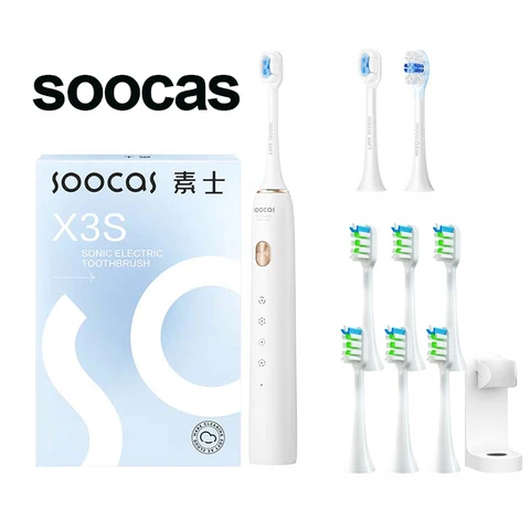 Электрическая зубная щетка SOOCAS X3S с ультразвуковой технологией — пример использования