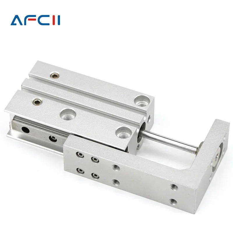 MXH/HLH السكك الحديدية اسطوانة MXH6 MXH10 MXH16 MXH20 SMC نوع الدقة اسطوانة هوائية الخطي الجانب السكك الحديدية دليل قضيب اسطوانة MXH6-10 #4