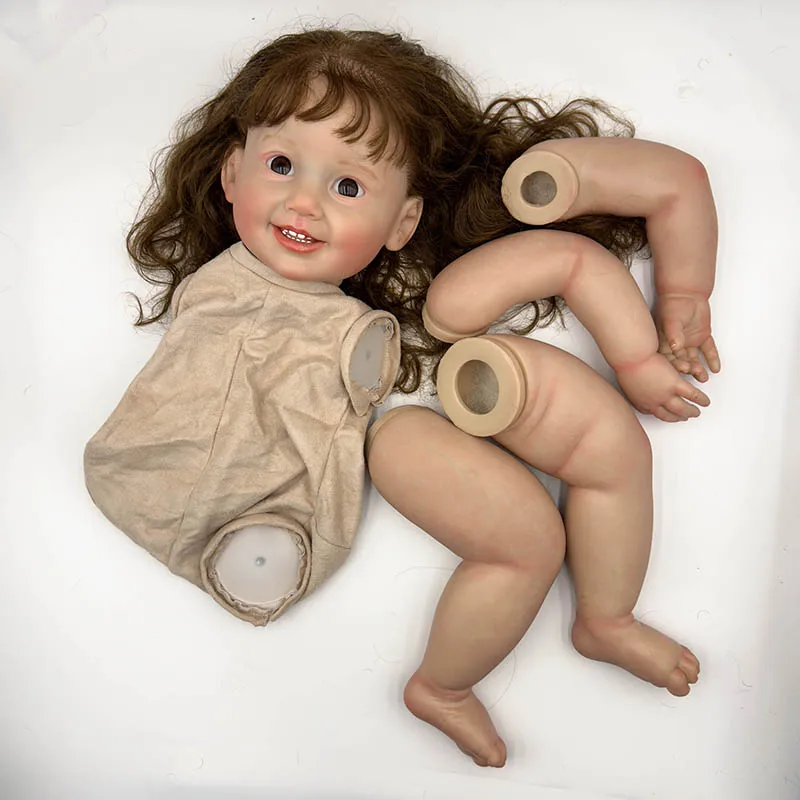 NPK 28'' 6 Month Size Kits Already Painted Cammi Lifelike Skin Kit Doll Reborn Toddler  Very Lifelike Baby DIY Toys