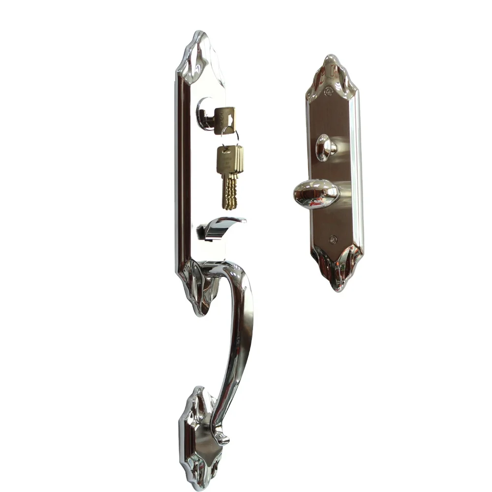 

Villa house fancy quality stainless steel 304 grade door handle lock