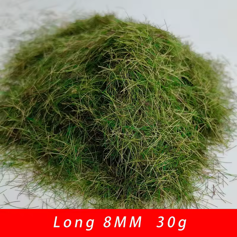 3-8mm Static Grass Powder DIY Lawn Flocking Materials Railway Train Landscape Accessory Model Kits 30g/bag - Image 24