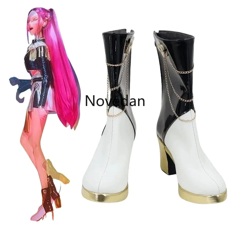 K Anime Pop Demon Hunters zapatos Huntrix Zoey Mira Rumi botas Halloween carnaval fiesta Comic Con Cosplay disfraz yi;4