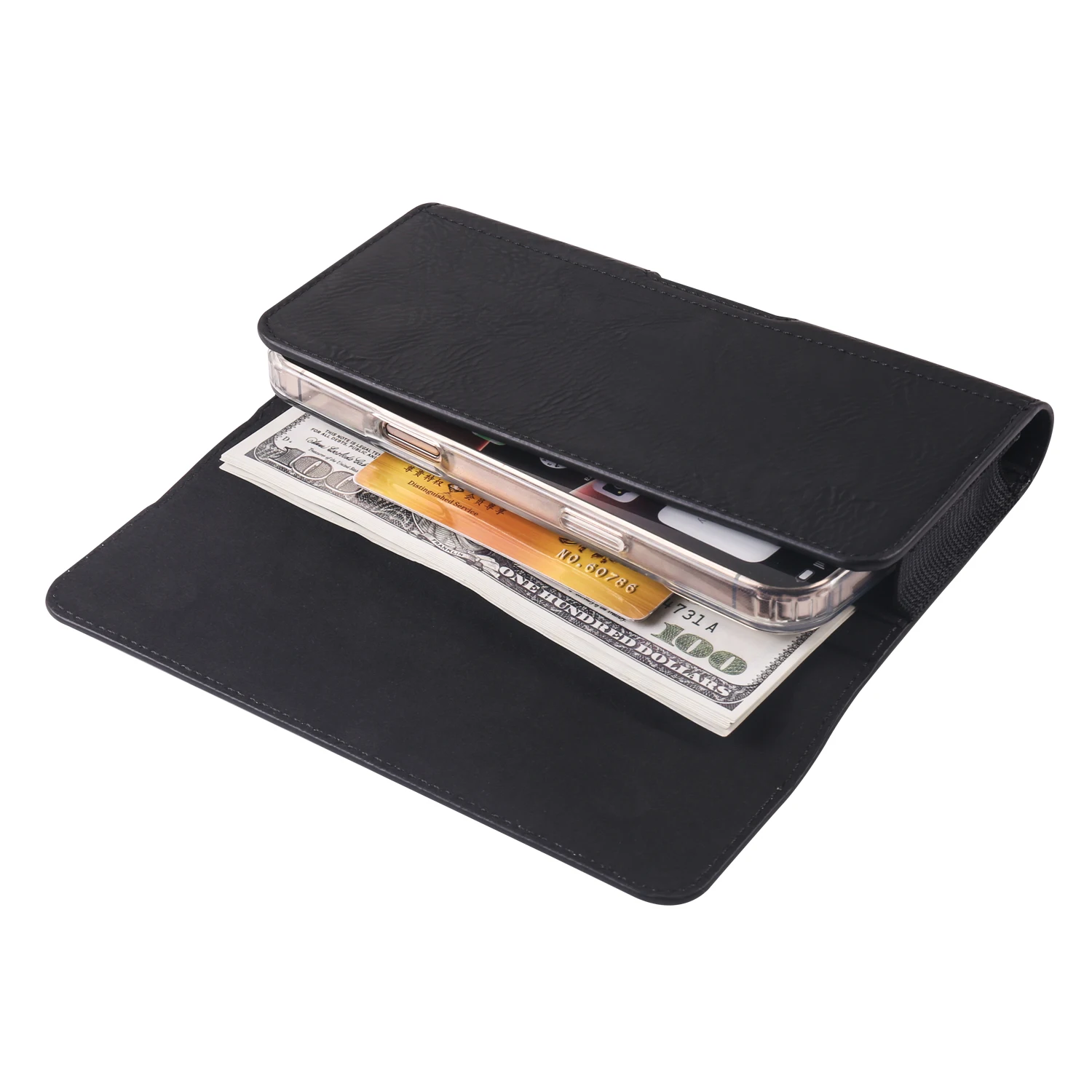 

Leather Belt Clip Phone Case Waist Bag For iPhone 17 16 15 14 13 Pro Max Samsung S26 25 24 23 22 Plus Xiaomi Redmi Holster Pouch