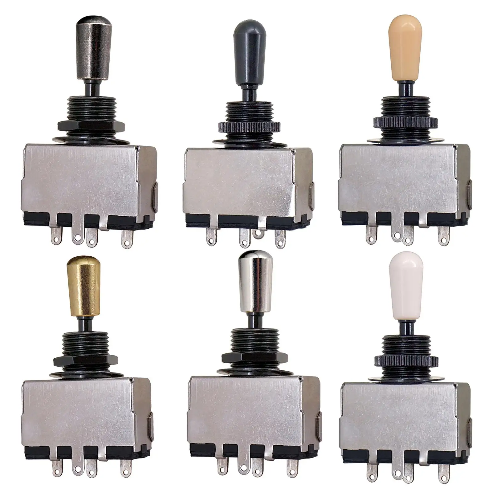 Musical Instrument Replacement Parts 3 Way Pickup Selector Rocker Switch Copper for Les Paul LP Guitar