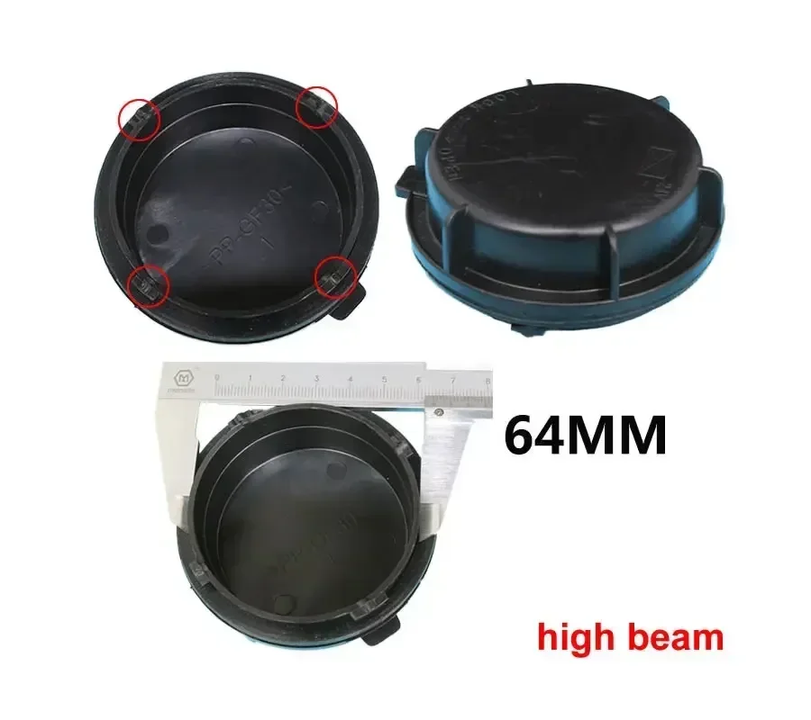 1pcs For Kia K3 K3S 2013 2014 2015 Low High Beam Light Dust Cover Waterproof Dustproof Headlamp Seal Headlight Cap 64mm 89mm