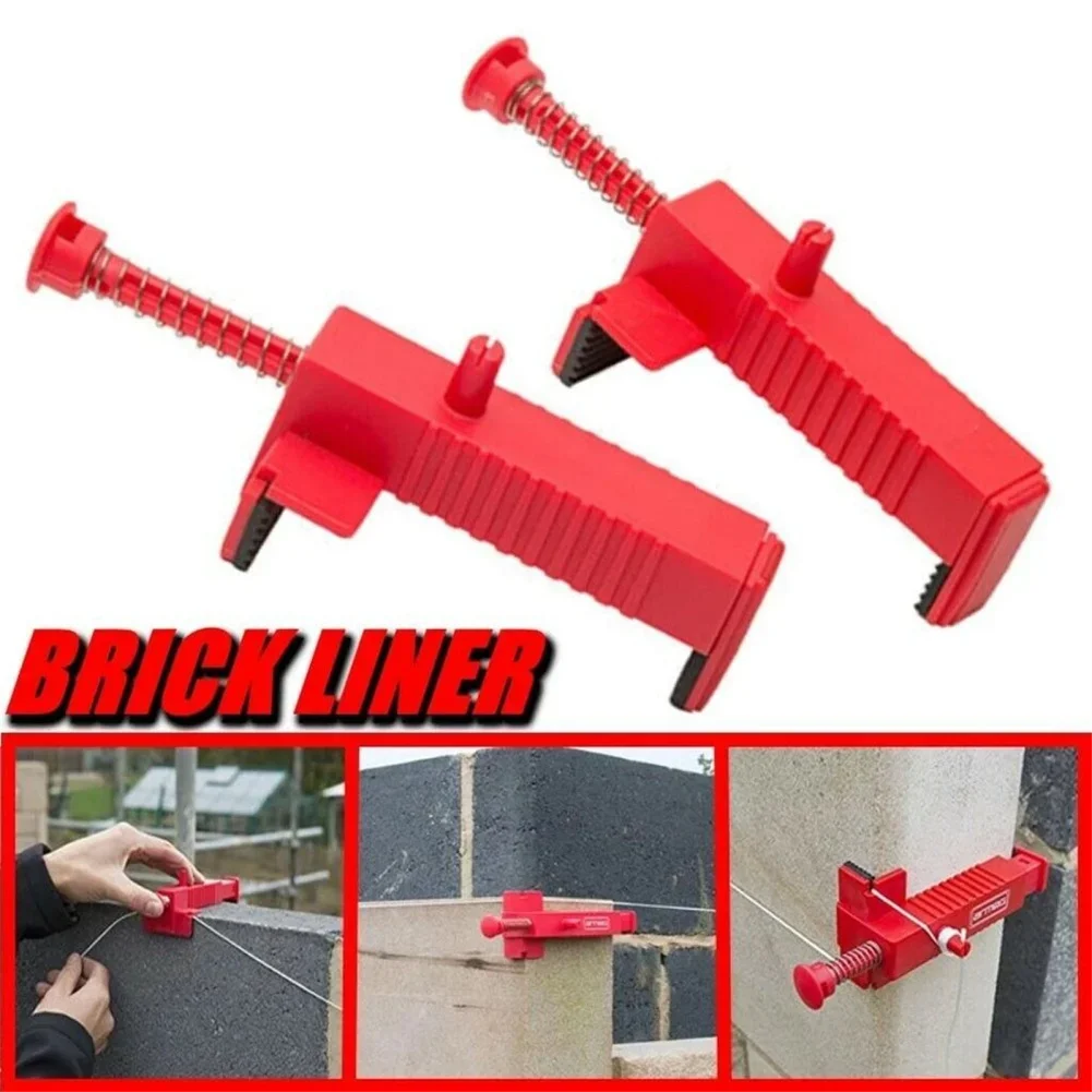 2/4pcs Brick Liner Runner Building Wire Frame Brick Liner Clamp Wire Drawer Fixer For Building Construction Fixture