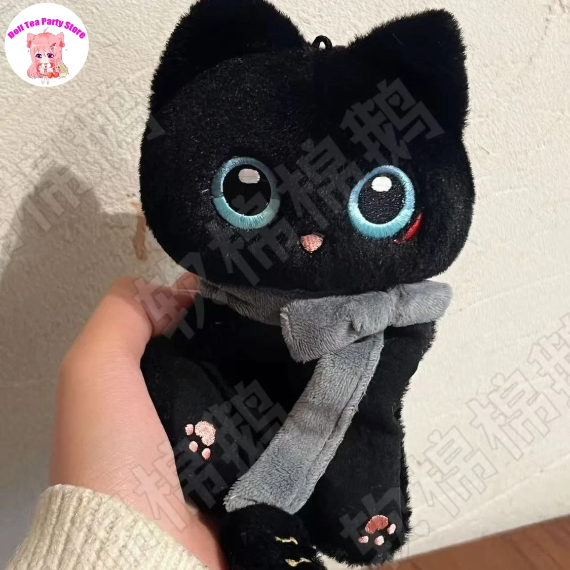 

Dan Heng 10 см черный кот плюшевая хлопковая кукла сумка-погремушка игрушки аниме Honkai: Star Rail мягкое украшение косплей подарок