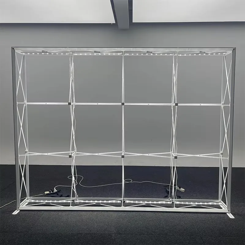 3X3 Backlit Pop-Up Booth Trade Show Event Background Booth