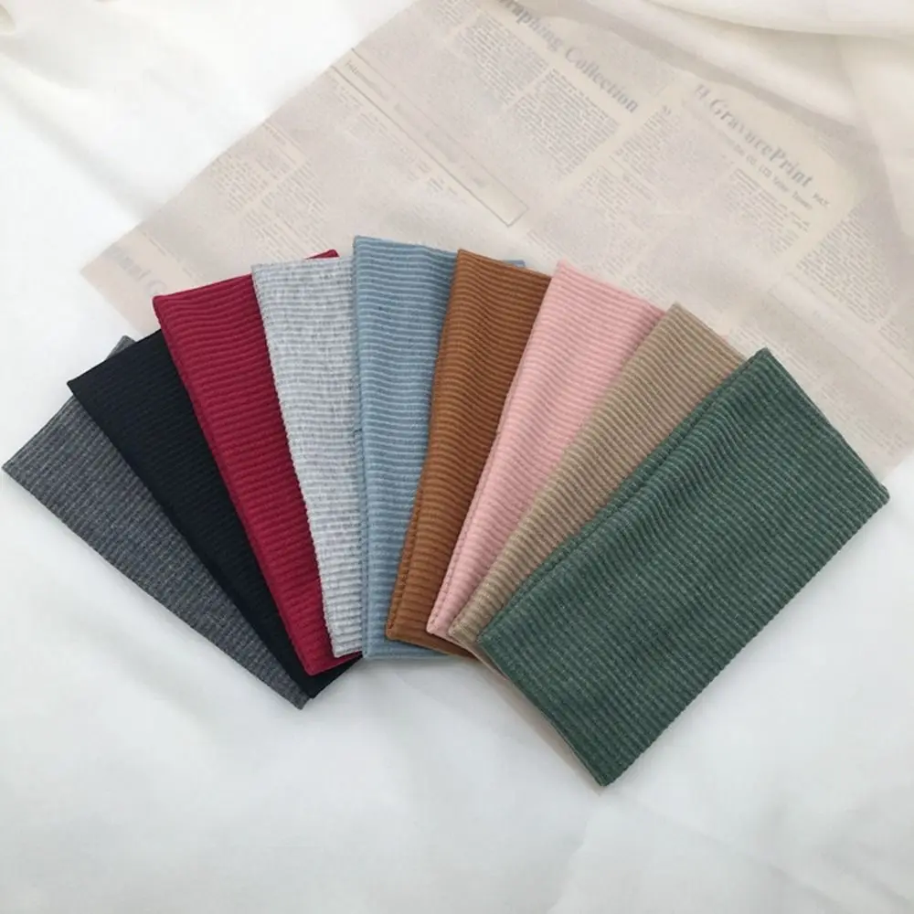 Brace Wide Hair Hoop Face Wash Hair Bands Running Korean Style Headwear Female Hairbands Elastic Hair Bands Knitted Headband