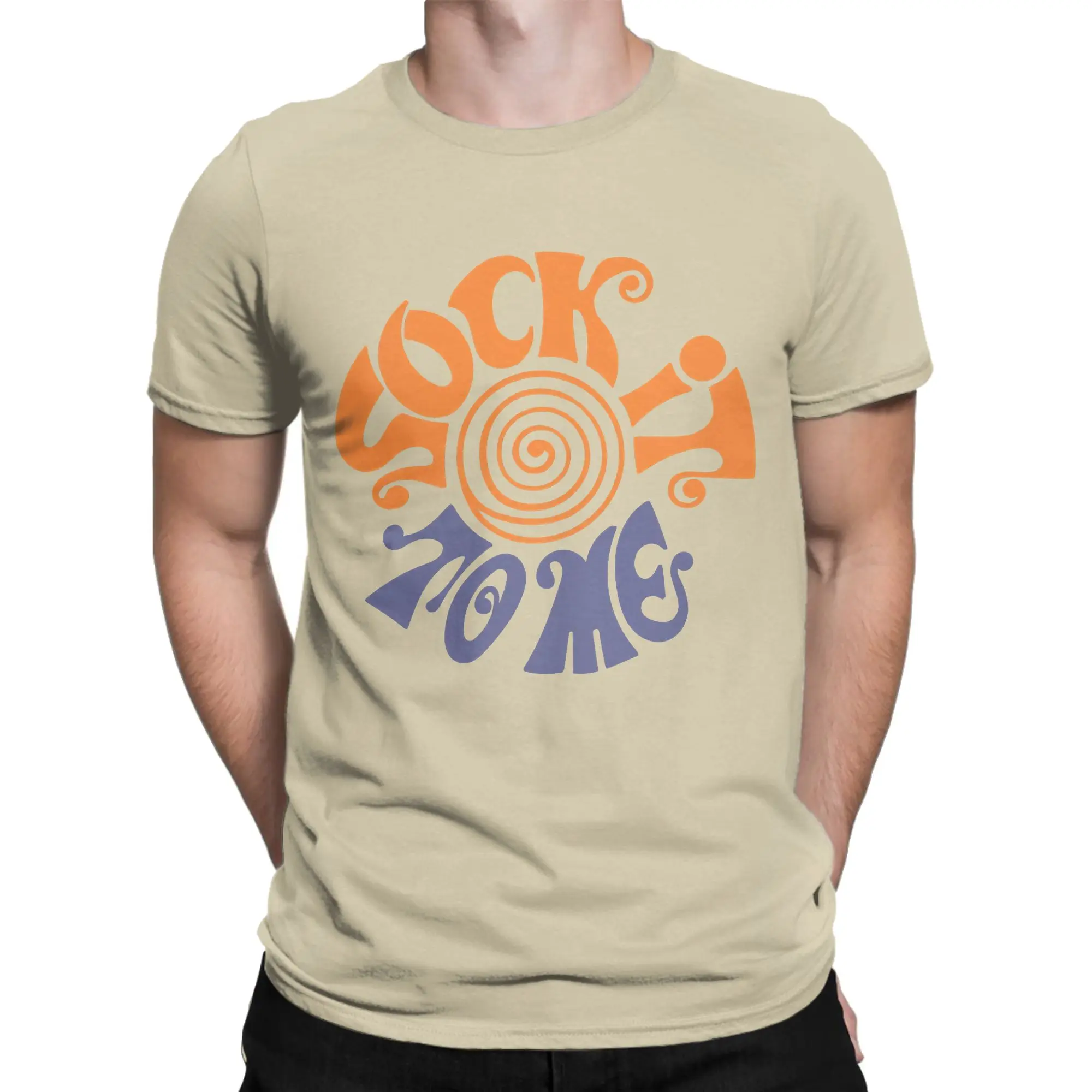 Men's Sock It To Me Fight Club   T Shirt  Pure Cotton Clothing Vintage Short Sleeve Crewneck Tee Shirt Summer T-Shirts