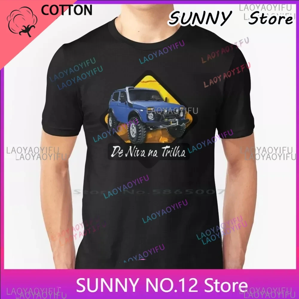 New men t shirt Lada Niva 4X4 Off Road Russsische Car Auto Suv Vintage men t shirt Short Sleeve tops