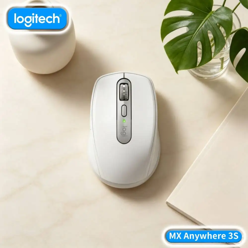 Wireless MX Anywhere 3S - 8K DPI, Compact Durable, Silent Click, Ideal for Small Toy Shop & Admin Office Task