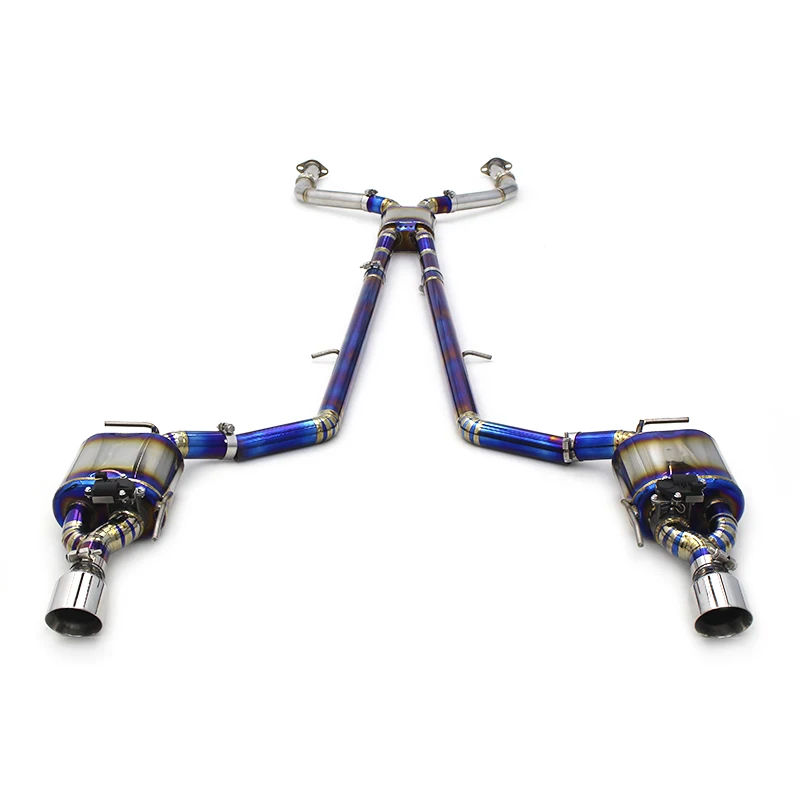 

LXBY-Exhaust Pipe System for Infiniti G37 3.7L 2010-2021 SUS304 Downpipe Titanium Valved Sport Exhaust Catback