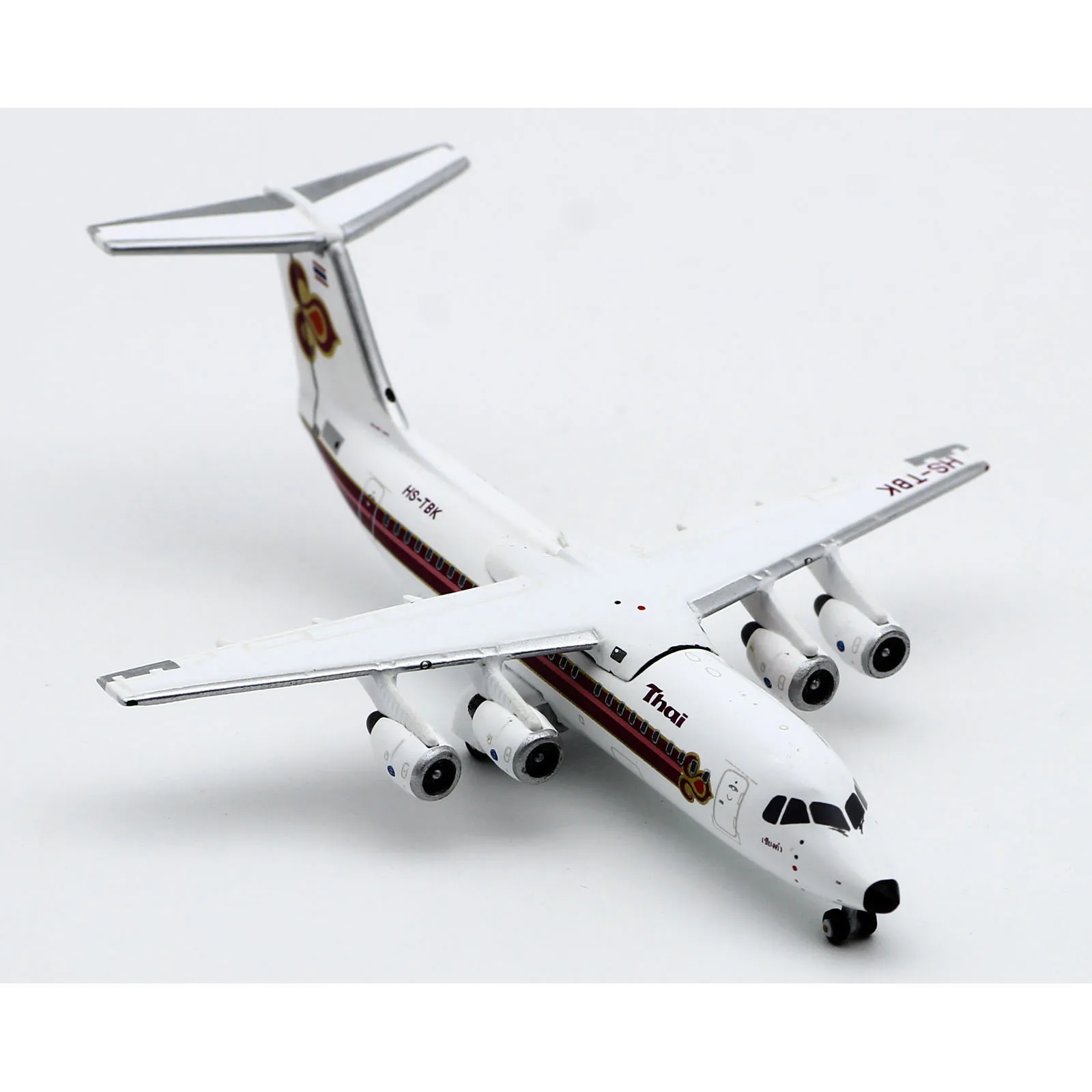 LH4241 Alloy Collectible Plane Gift JC Wings 1:400 THAI AIRWAYS British Aerospace BAE 146-300 Diecast Aircraft Model HS-TBK