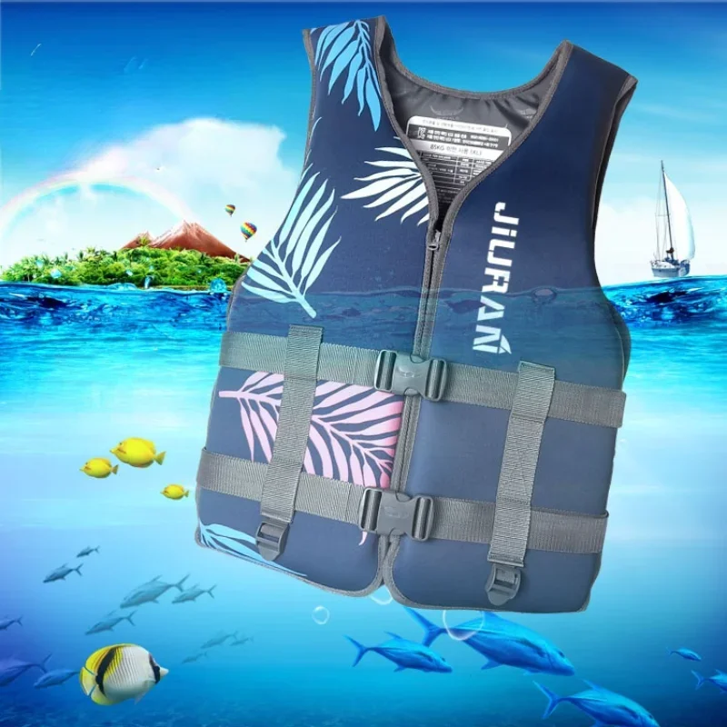 Outdoor Rafting Neoprene Life Jacket for Children and Adult Swimming Snorkeling Wear Fishing Kayaking Boatin Suit For 40-110kg