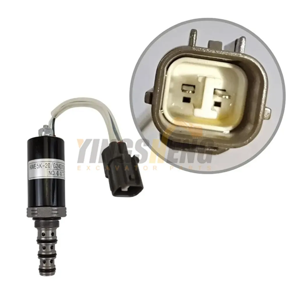 

Электромагнитный клапан экскаватора KWE5K-20/G24D12A подходит для пропорциональных электромагнитных клапанов YN35V00005F1 SK200-2 SK200-5
