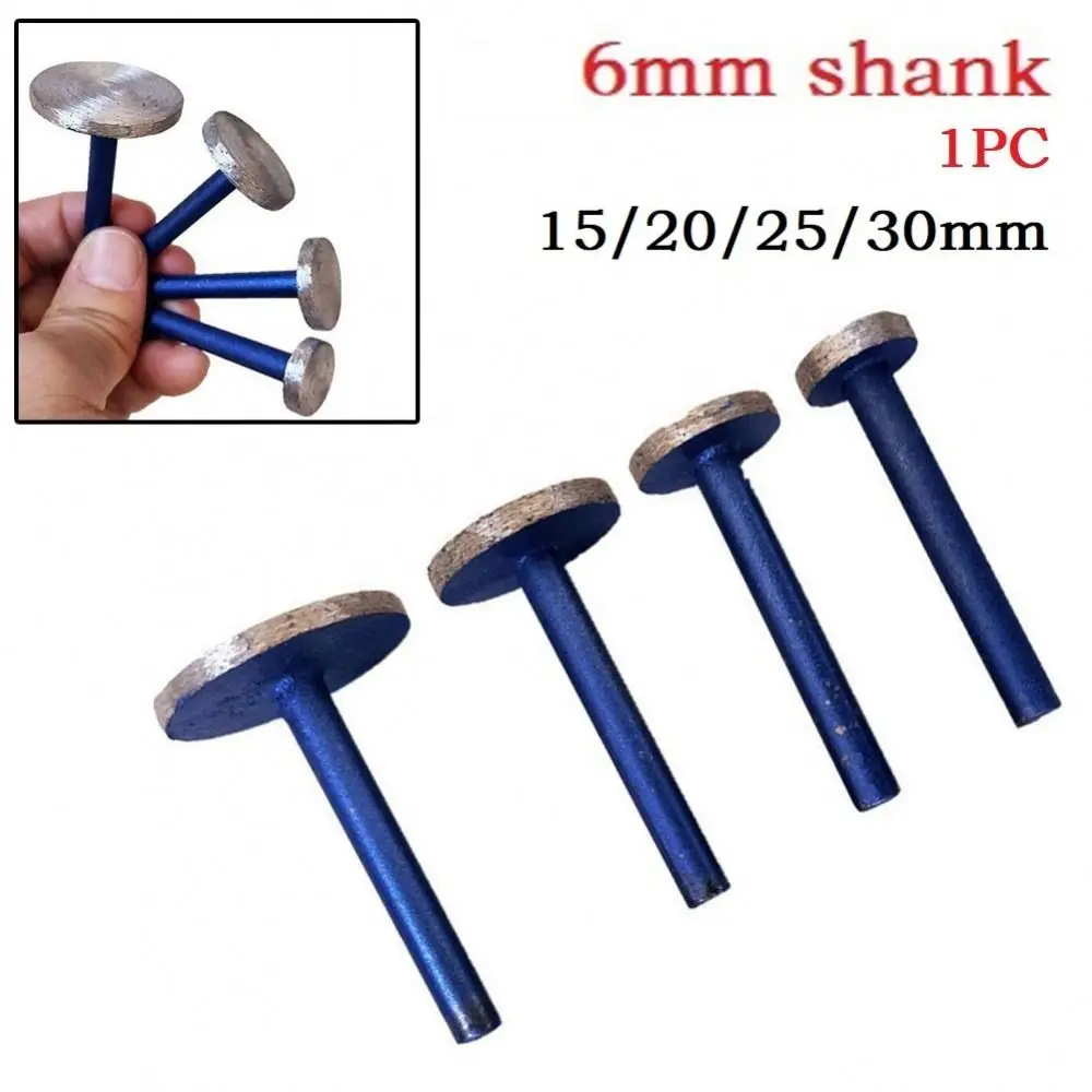 T-shaped Carving Grinding Wheel For Air Grinder Grinding Head Mounted Points Diamond Sintered 6mm Shank Polishing Head