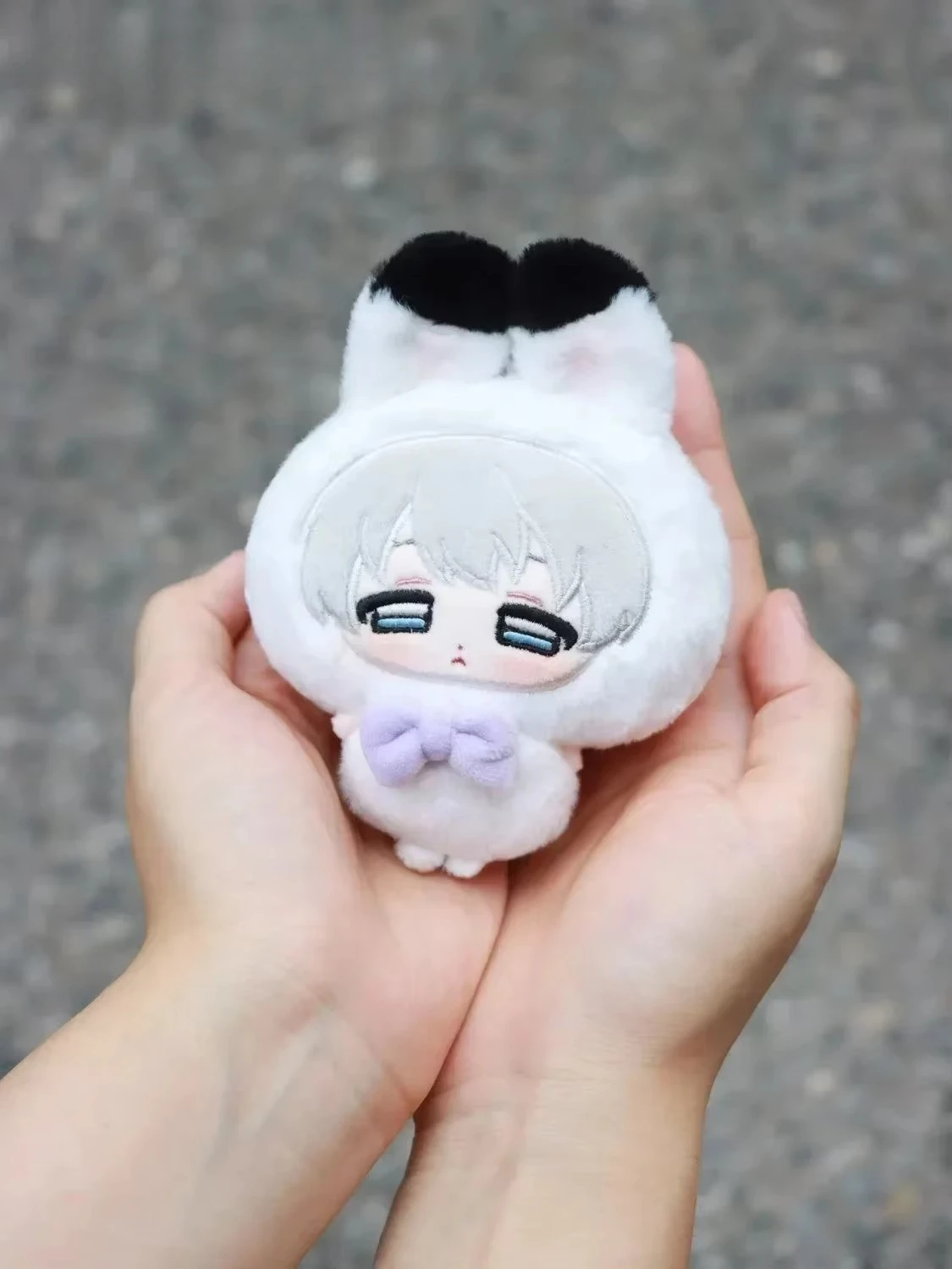 Anime Love and Deepspace Xavier dibujos animados muñeco  peluche cuerpo Cosplay 10cm juego Plushie juguetes muñecas colgante l