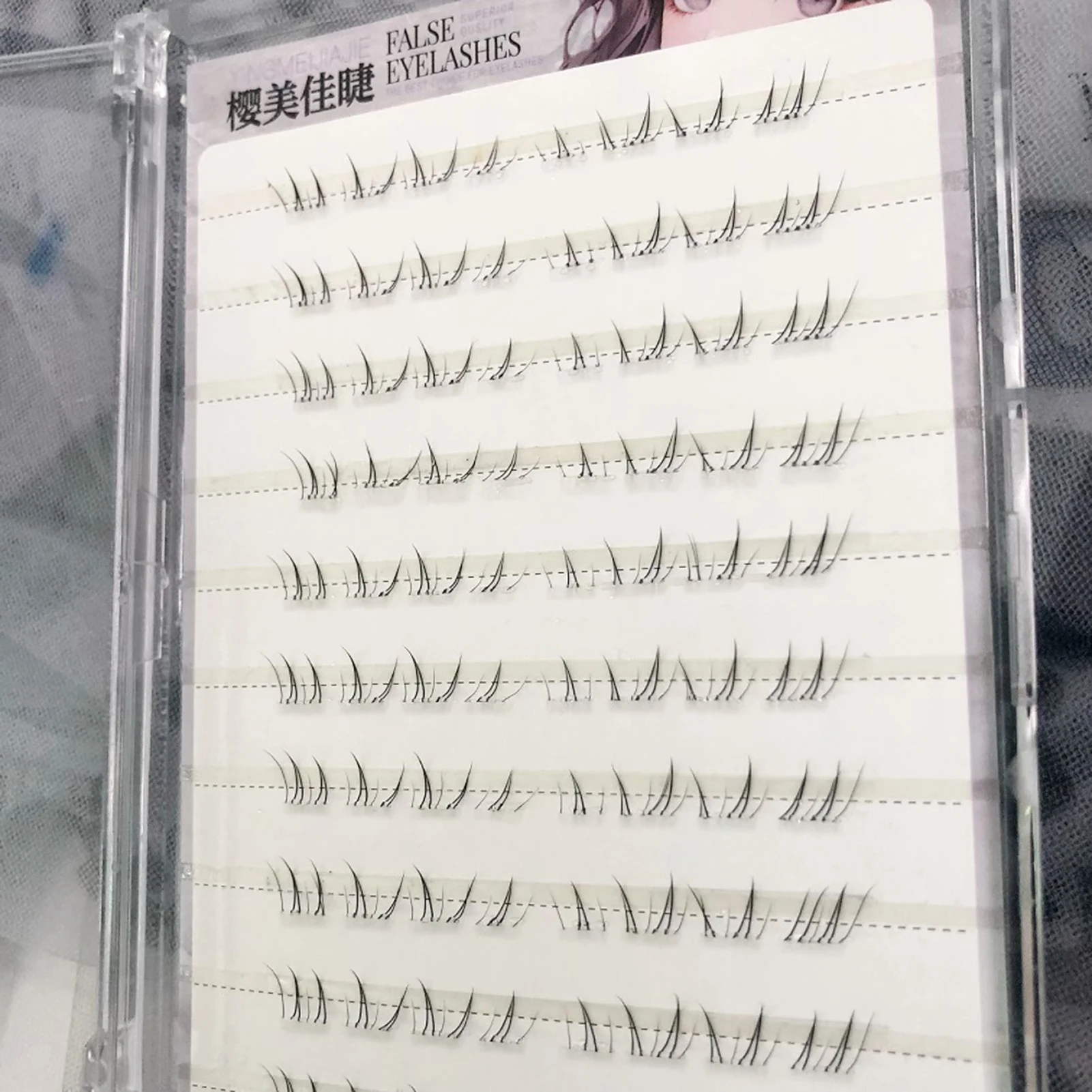 4-6mm Klebefreie Falsche Wimpern Neuer Koreanischer Stil Untere Wimpern Natürliche Künstliche Wimpern Untere Wimpernbüschel C-Curl Schwarze Wimpern – Detail 2
