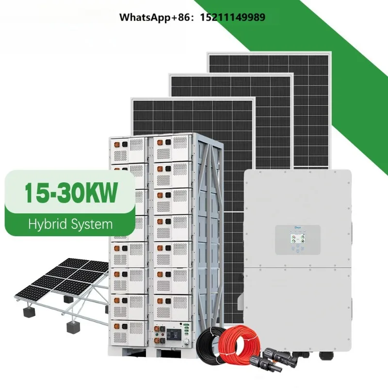 Solar Generator Power Station with Solar Panels 10KW 15KW 20KW 30KW 50KVA Solar Energy System Full Kit