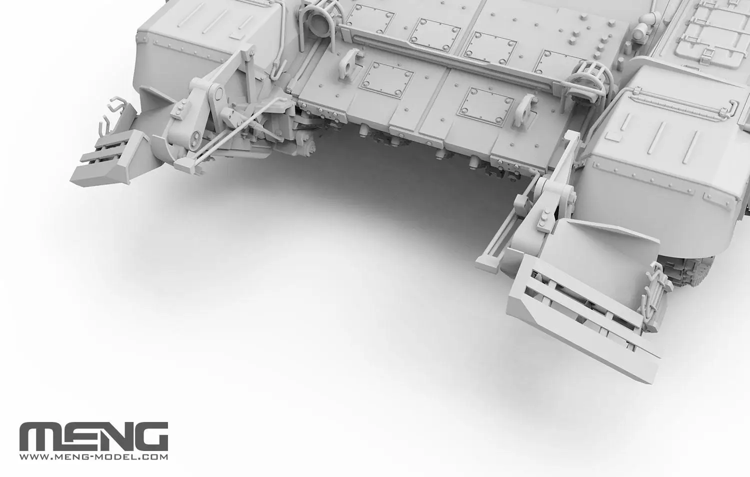 Meng 1:35 Schaal TS-053 Russische Gevechtstank T-72B3M W/KMT-8 Mine Clearing Systeem Model Kit