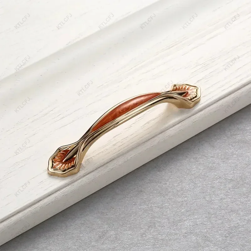 Multi Color Amber Handle Wardrobe Cabinet Drawer Zinc Alloy Handle European American Nordic Cabinet Door Small Handle